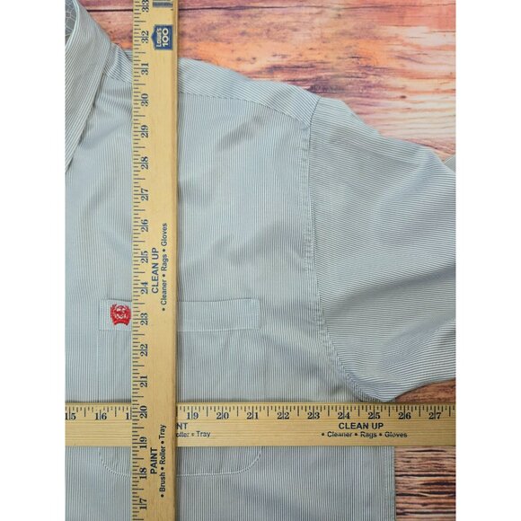 Cinch Mens Striped Long Sleeve Button-Up Shirt Large Silky Western Style - Picture 8 of 8